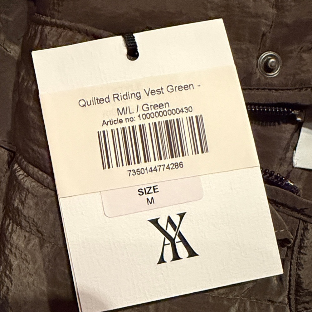 YAGYA Quilted Riding Vest NWT - Picture 8 of 8